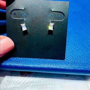 Rose gold plated over 925 silver stud earrings